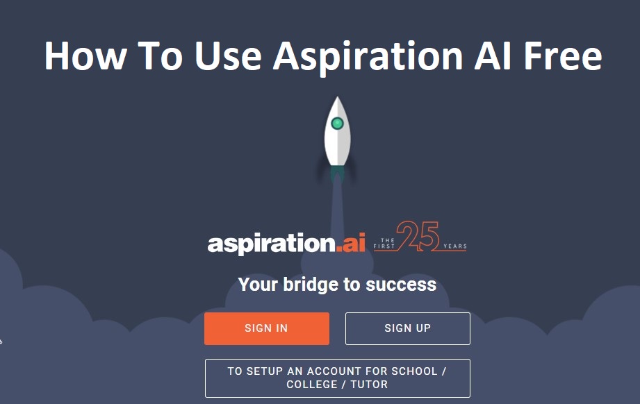 How To Use Aspiration AI Free: A Complete Guide Sign up
