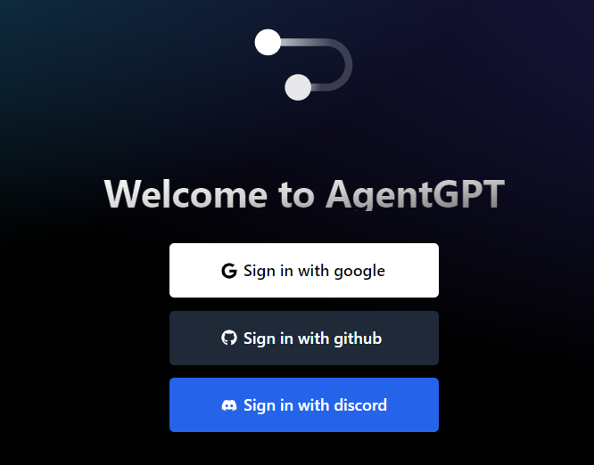 AgentGPT Sign In